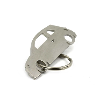 Brelok Fiat 500 3d stal nierdzewna