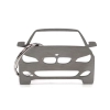 Brelok BMW seria 5 E60 front stal nierdzewna