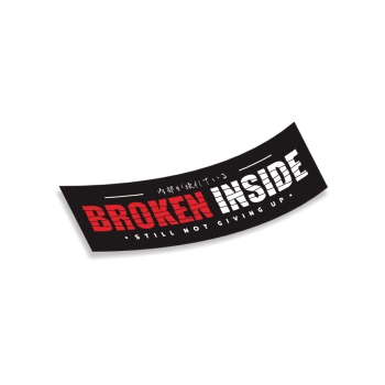 Naklejka Slap Broken Inside