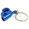 Brelok turbina Niebieski Chrom