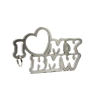 Brelok I Love My BMW stal nierdzewna