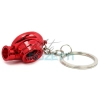 Brelok turbina Czerwony Chrom