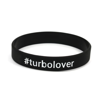 Opaska silikonowa z nadrukiem na rękę Got Boost Turbolover  Czarna