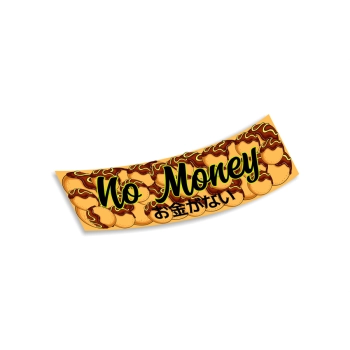 Naklejka Slap No Money