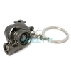 Brelok turbina podwójna Czarny Chrom
