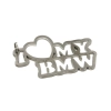 Brelok I Love My BMW stal nierdzewna