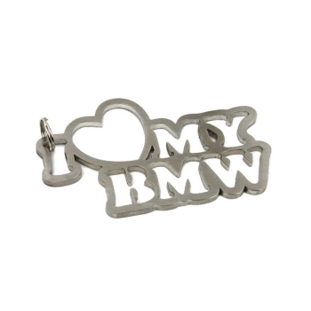 Brelok I Love My BMW stal nierdzewna