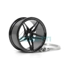 Brelok felga 2pc czarny chrom