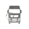 Brelok Man TGX front stal nierdzewna