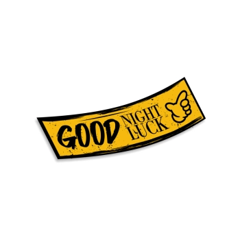 Naklejka Slap Good Night Luck