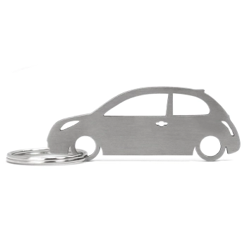Brelok Nissan Micra K12 3d stal nierdzewna